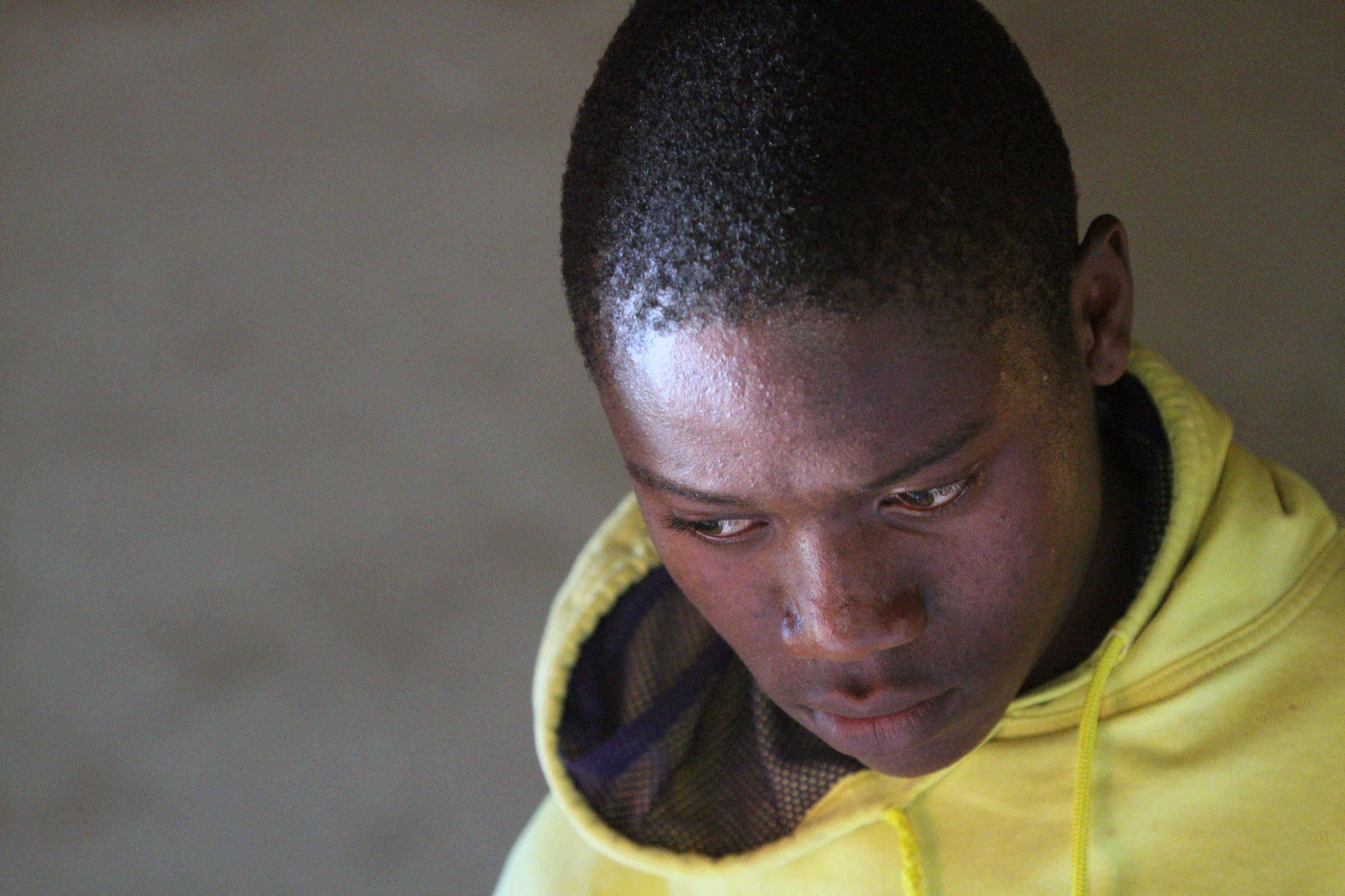 Reflective young man